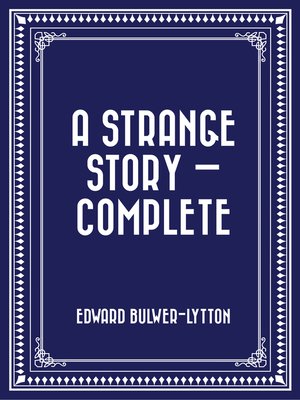 cover image of A Strange Story — Complete